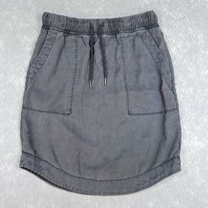Anthropologie Gray Mini Skirt